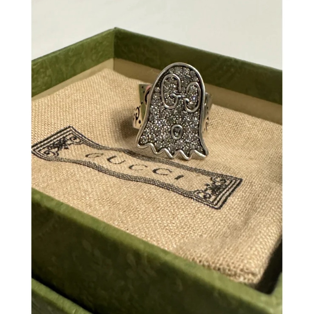 Rare Gucci Ghost Diamond Ring - image 7